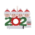 thumbnail image 1 of De Navidad 2021, Decoraciones De Vacunación Personalizadas, Artesanías De Resina, Regalo Para Amigos Y Familiares seitruly HA040057-06, 1 of 6