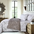 thumbnail image 4 of Solid Color or Printed Floral Winter Brush Deep Pocket Sheet Set by Southshore Fine Linens, 4 of 5