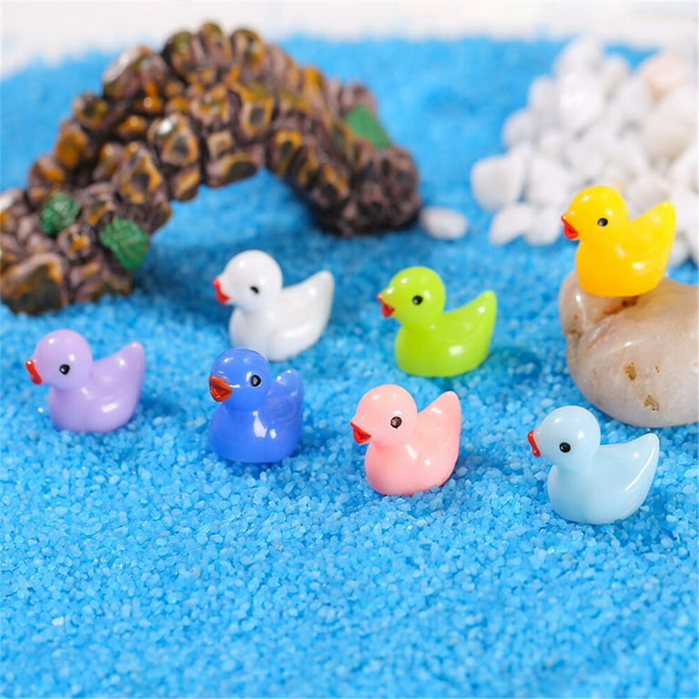 Party Yeah 320 Pieces Mini Resin Duck Miniature Duck Figures, Micro Fairy  Garden Landscape 
