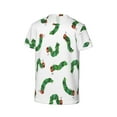 thumbnail image 5 of Kids 3D Graphic Hungry Caterpilla T-Shirts, Novelty Shirts Crewneck Short Sleeve Tees for Youth Boys Girls, 5 of 8