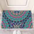 thumbnail image 4 of Stylish Non-Slip Door Mat with Moroccan Trellis Design - 30x17 Inch Area Rug Door Mat Door Mat perfect for Indoor Entrance, Bedroom, Kitchen & Bathroom, 4 of 6