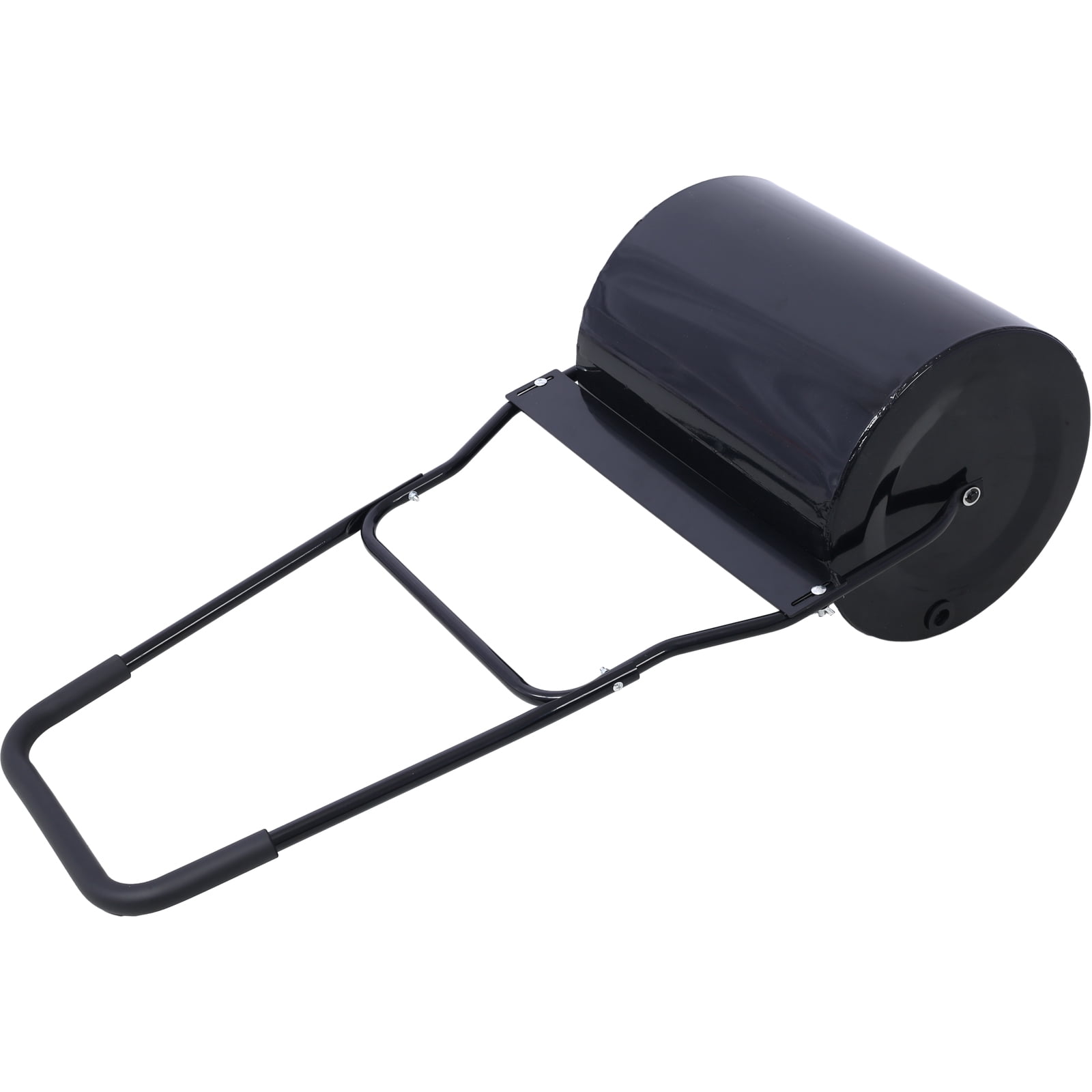 Lawn Roller, 16 Gallon Heavy-Duty Tow Behind Water/Sand Filled Sod Drum Roller for Garden Yard Park