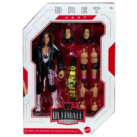 Bret Hart - WWE Best of Ultimate Edition 9 Mattel WWE Toy Wrestling Action Figure