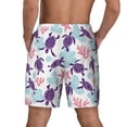 thumbnail image 4 of Goofa Ornamental Turtles Printed Men's Swim Trunks Board Shorts Quick Dry Mens Swimming Trunks with Compression Liner,Breathable Fit Hawaii Beach Shorts-Small, 4 of 9
