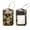 multicolored 4, variant on Sun Moon Crow Mushroom Plant Luggage Tags with Stainless Steel Loop, 2 Pack Luggage Tag Holders for Travel Luggage Baggage Identifier