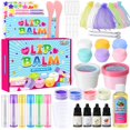thumbnail image 1 of GZDUCK Kit para hacer bálsamo labial DIY, 42 piezas, kit para hacer bálsamo labial para niñas, haga su propio kit para hacer brillo labial, kit para hacer brillo labial con varios sabores, multicolor,, 1 of 5