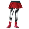 thumbnail image 1 of Leg Avenue Collants Enfant Rayés BK/WT 4-6 costume, 1 of 1