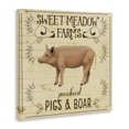 thumbnail image 2 of Stupell Industries Traditional Vintage Farm Pig Advertisement Canvas Art, 17 x 17, by Grace Popp, 2 of 7