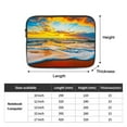 thumbnail image 3 of sunset hawaii beach 17 inch Portable Laptop Sleeve Compatible with MacBook Air Notebook Computer Case for Men Women College School Students, 3 of 7