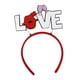 thumbnail image 2 of Lindo Día de San Valentín Diadema Decoraciones Vestir Hairbands Headwear Hair Hoop Suministros para fiesta Masquerade Adultos Mujeres Regalo , Cartas de amor Hugo aro de san valentin, 2 of 9