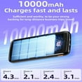 thumbnail image 3 of TRANYOO T-D08 Chargeur de Banque d'Alimentation Mobile Portable à Double USB avec Affichage Numérique 10000mAh, 3 of 5
