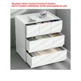 thumbnail image 1 of 1pc Plastic Desktop Organizer Drawer Cosmetic Storage Box, Freely Stackable, Multi-layered, Suitable For Jewelry, Makeup And Other Small Items, 1 of 5