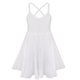 thumbnail image 3 of IEFiEL, vestido de baile de Ballet para niñas, tirantes finos con espalda cruzada para niños, leotardo de gimnasia, vestido de disfraz de baile tutú de Ballet, 3 of 5