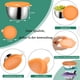 thumbnail image 2 of 3 Recipientes de Aderezo para Ensaladas de 50 Ml para Llevar, Recipientes de Condimentos de Acero Inoxidable con Tapas de Silicona para Caja Bento, 2 of 5