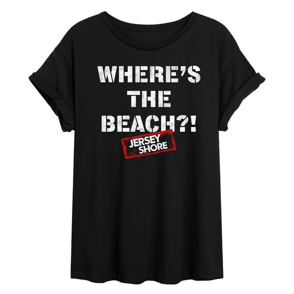 Jersey Shore - Where's The Beach - Women's Oversized T-Shirt