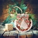 thumbnail image 4 of Cartel de bienvenida de fiesta, puerta de entrada, granja, plantas verdes de madera, Bowknot, colgante de pared, porche de primavera, decoración exterior A Advancent HA009517-01B, 4 of 4