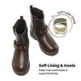 thumbnail image 5 of DREAM PAIRS Girls Ankle Boots Waterproof Side Zipper Booties for Little Kid/Big Kid, 5 of 6