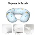 thumbnail image 4 of Disketp Cartoon Turtle Travel Pillow Memory Foam Neck Pillow Support Pillow for Camping, Sleeping Rest Cushion Airplane Pillow, 4 of 8
