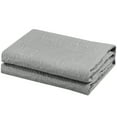 thumbnail image 5 of Bedspread Coverlet 3 Pcs Set Oversized 100 x 106 Queen Size Charcoal Color, 5 of 6