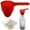 Red, variant on Measuring Spoons for Coffee, Teaspoon Measuring Spoons, Multi-Use Measuring Cup, Powder & Liquid Measuring Tool, Compact Funnel, Multifunctional Measuring Spoon Funnel for Protein Powder,Blue