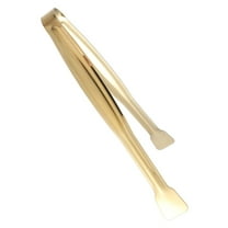 Raindrops 4 Pcs 15CM Stainless Steel Mini Food Tongs Versatile Ice Cube and Bread Clips Kitchen Bar Accessories (YH54 B, Gold)