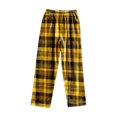 thumbnail image 4 of Fiaer Womens Pajamas Pants Plaid Plus Size Comfort Sleepwear Trousers High Waisted Casual Trendy Pjs Joggers Yellow XL, 4 of 6