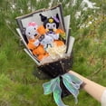 thumbnail image 4 of Dibujos animados Anime Hallowmas My Melody Kouromi Animales de peluche Juguete de peluche con rosas Ramos creativos Regalos de Navidad Hallowmas, 4 of 5