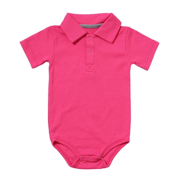 Odeerbi Chaquetas de Golf de Manga Corta Con Cuello de Algodón Para Niños y Niñas