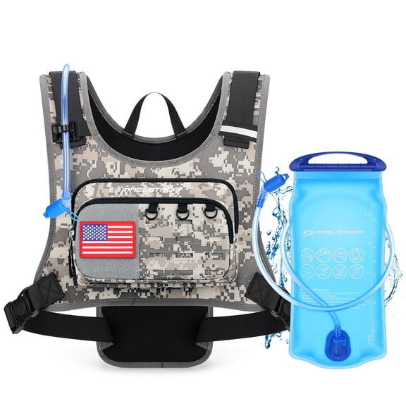 Maelstrom Running Vest for Men & Women, Detachable Hydration Pack with 2L Bladder, Breathable Backpack for Hiking, Cycling, Marathon