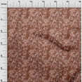 thumbnail image 3 of oneOone Silk Tabby Brown Fabric Floral Diy Clothing Quilting Fabric Print Fabric By Yard 42 Inch Wide, 3 of 4