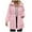 Pink, variant on larppty Raincoats Women Rain Jacket Waterproof Lightweight With Hood Windbreaker Jacket Trench Coat (Black, XXL)