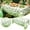 A02 Green, variant on 3-Pack 54 x 108 Inch Valentine's Day Plastic Tablecloth - Red with White Heart Design, Disposable Romantic Love Themed Rectangle Table Cloth for Dining Room Table Cover Indoor Outdoor Decorations