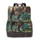thumbnail image 1 of Easygdp Green Forest Dinosaur Mochila de Cuero para Mujeres, Bolso de Hombro, Bolsos de Mano de Moda para Trabajo y Viajes, 1 of 4