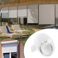 thumbnail image 5 of Ensemble de 6 Embouts de Store, Volets Roulants Externes et Internes, avec Fermeture Éclair en Plastique - Couverture de Remplacement Universelle - Blanc, 5 of 5