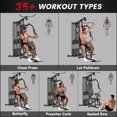 thumbnail image 3 of CoSoTower Gym à Domicile, Équipement de Gym Multifonction avec Empilage de Poids de 100Lbs pour Dos, Poitrine, Bras, Jambes et Entraînement Complet du Corps, 3 of 7