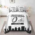 thumbnail image 2 of Erosebridal Sport Football Bed in a Bag King size,Stripes Bedding King Size,Room Decorative,Reversible,Ultra Soft,7pcs, 2 of 5