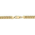 thumbnail image 3 of 14k Yellow Gold 18 Inch 6mm Miami Cuban Chain Necklace Pendant Charm Curb, 3 of 8