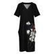 thumbnail image 4 of medicine wheel Loose Pocket Dress Cocktail of dresses evening dress women, 4 of 7