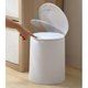 thumbnail image 3 of Bote de Basura de de 8L, Cubo de Basura con Forro Extraíble, Cubo de Basura con Tapa, Cubo de Basura para Oficina, Comedor, Bar, Baño, Cafeterí Blanco Sunnimix bote de basura, 3 of 8
