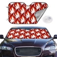 thumbnail image 4 of Goofa Fire Symbols Printed Car Windshield Sunshade,Foldable Reflective Sun Visor,UV Protection Heat Blocker Sunshade,Car Cooling Accessory-Small, 4 of 7