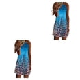 thumbnail image 4 of Vestido corto informal Qarigey estampado para mujer cuello Halter primavera y verano S M L XL 2XL 3XL 4XL 5XL, 4 of 6