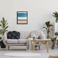thumbnail image 3 of Stupell Industries Blue & Tan Abstraction Abstract Painting Black Floater Framed Canvas Art Print Wall Art, 17 x 21, 3 of 10
