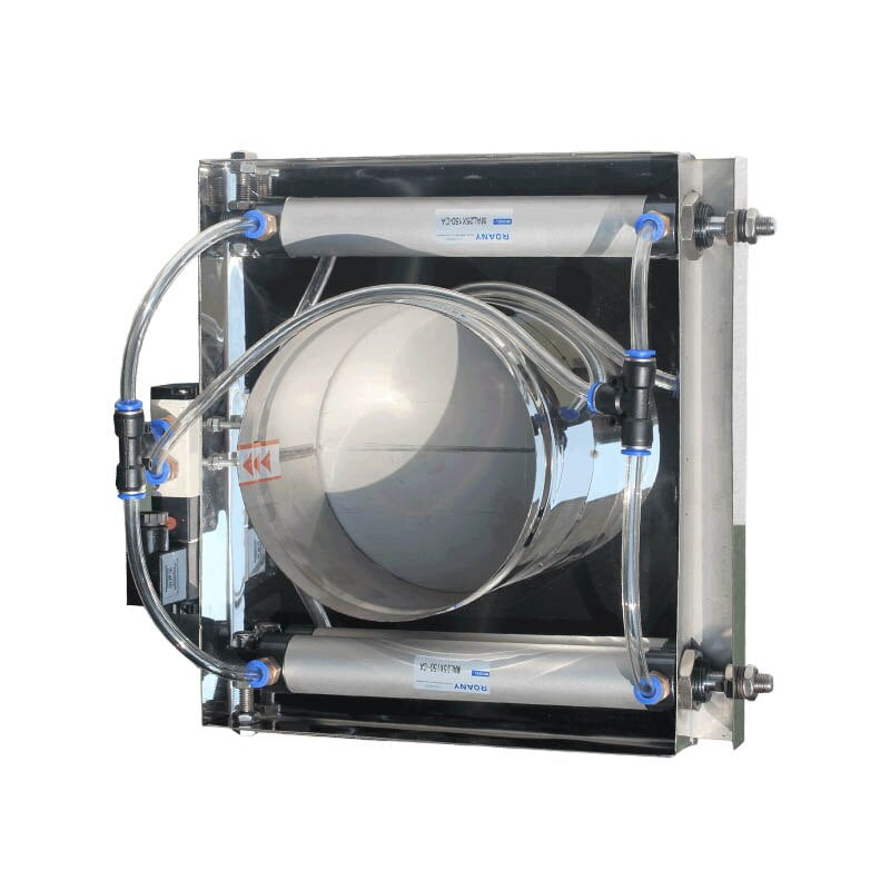 AC220v Stainless Steel 51125mm electric Motorized Damper air Pneumatic