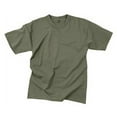 thumbnail image 2 of Rothco Solid Color 100% Cotton T-Shirt,Foliage Green,2XL, 2 of 2