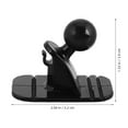 thumbnail image 2 of FENGGUIQU Base Para Soporte De Teléfono Con Y Adhesivo Negro Para Montaje Estable En Vehículo, 2 of 7