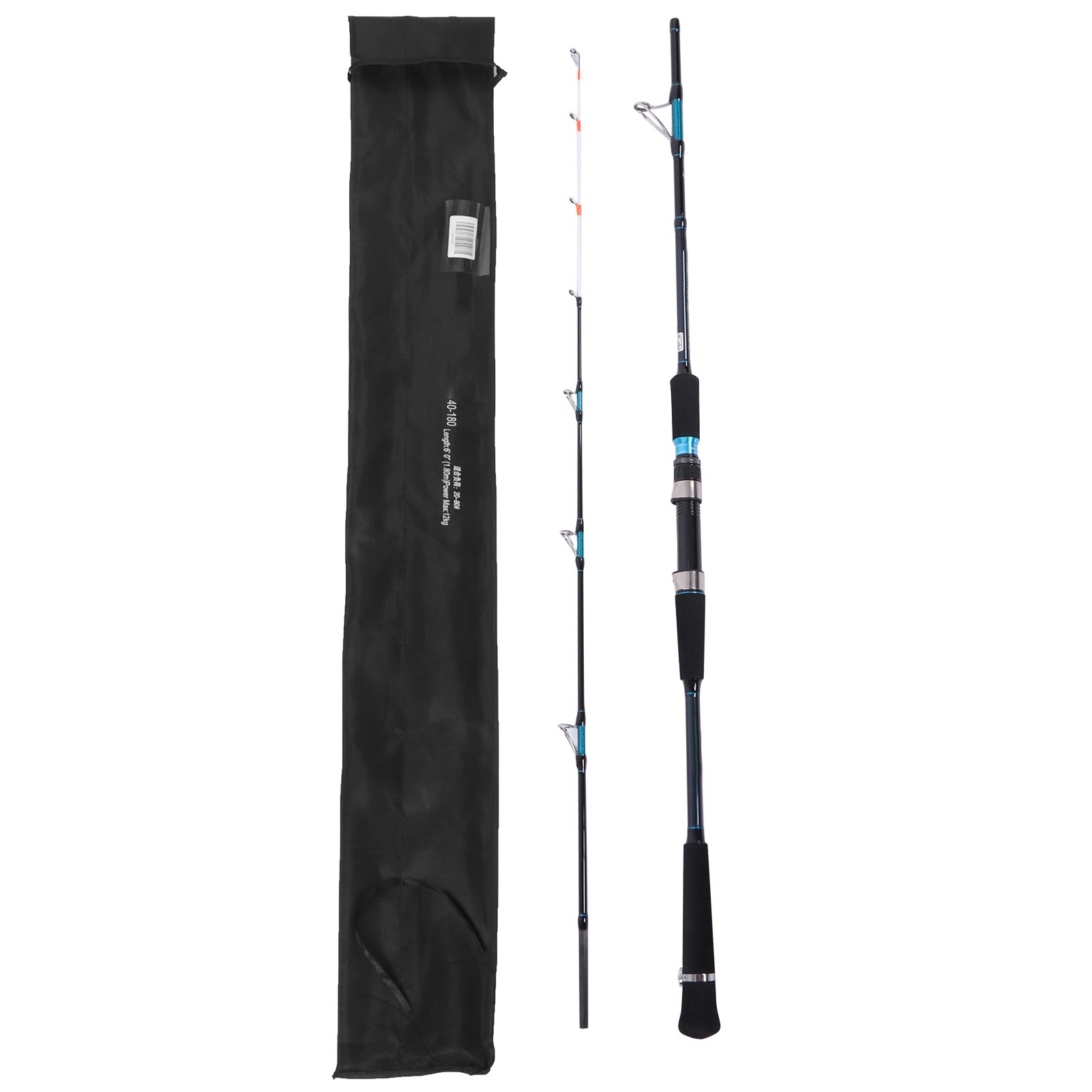 Orvunela Deep Sea Offshore Carbon Fiber Luminous Spin Fishing Rod 1.8m 5.9ft