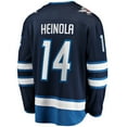 thumbnail image 3 of Men's Fanatics Ville Heinola Navy Winnipeg Jets Home Breakaway Player Jersey, 3 of 3