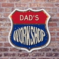 thumbnail image 4 of Dad's Workshop 18 inch X 18 inch Shield Shaped Commercial Grade Plastic Sign Weather Resistant, UV Protected To last, Gift for Dads and Uncles Classic Americana Crafted in the USA, 4 of 7