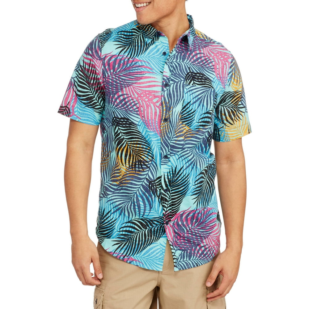 walmart hawaiian shirts men