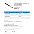 thumbnail image 2 of Rear Shock Absorber - Compatible with 2016 Smart Fortwo, 2 of 2